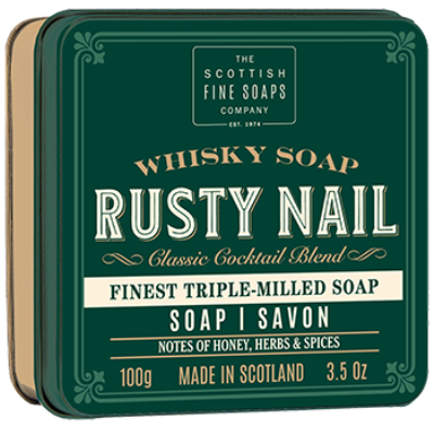 Rusty Nail Whisky Soap Metalldose